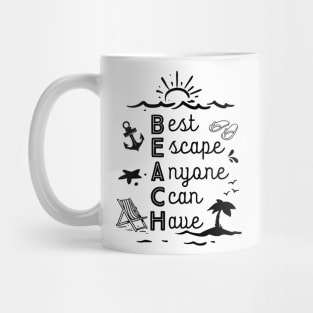 Beach - Best Escape Anyone Can Have Mug